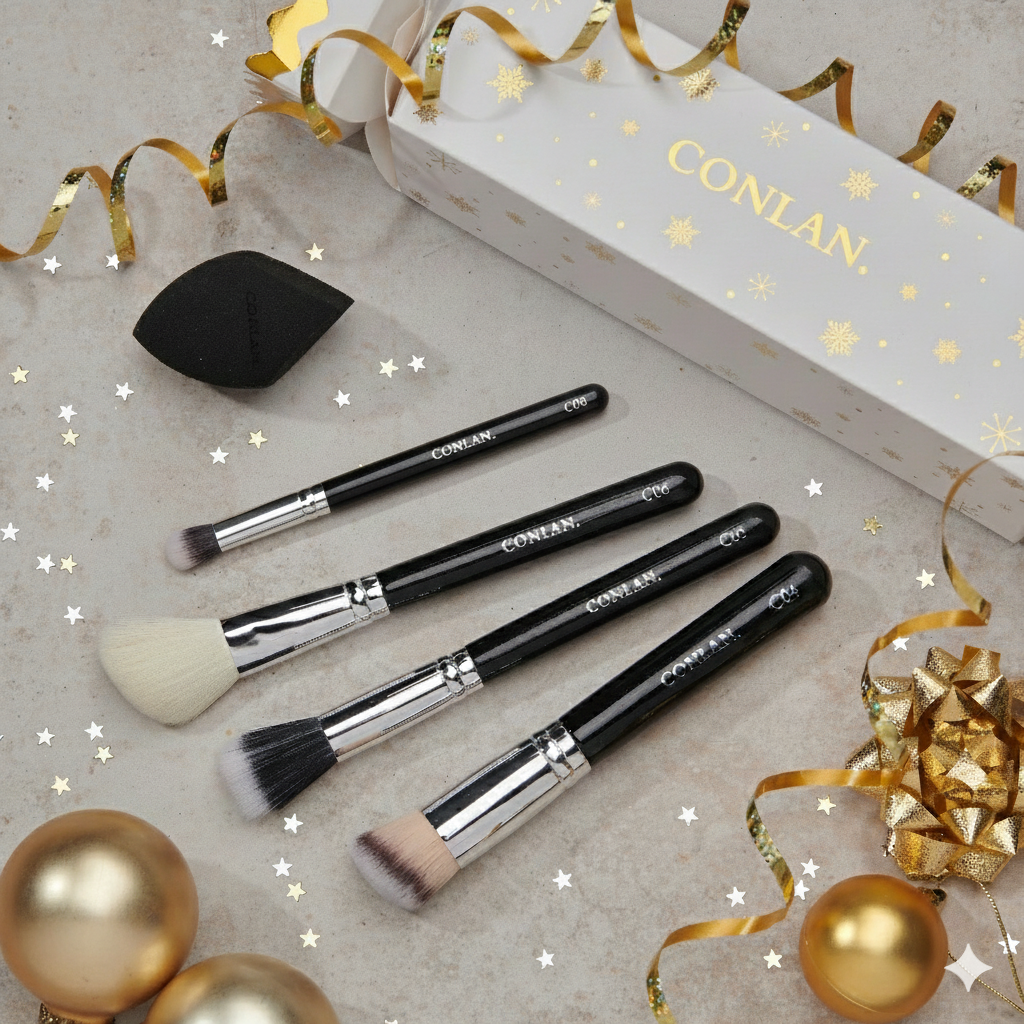 Conlan Christmas Cracker Gift - Makeup Brush Set